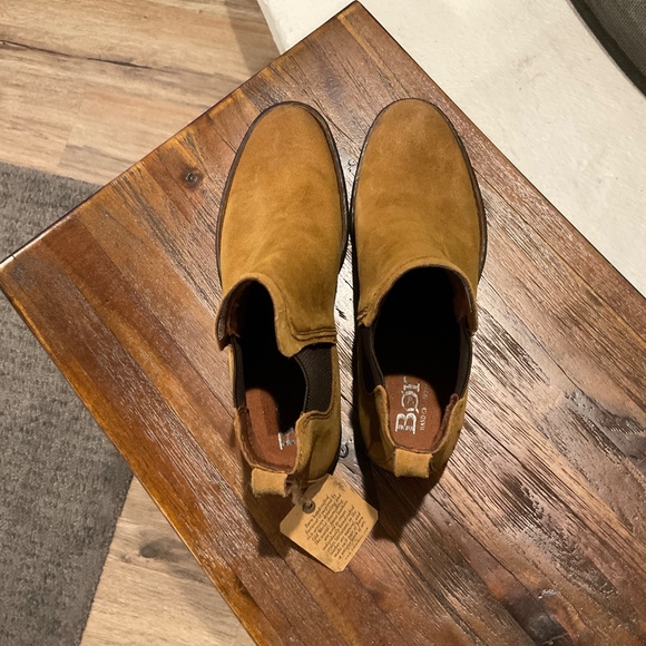 Born Tan Suede Ankle Boots - Picture 4 of 9